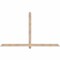 Ekena Millwork Eugene Smooth Timber Gable Bracket, Douglas Fir, 84"W x 49"H x 1 1/2"D x 3 1/2"F, 14/12 Pitch GBW084X49X0204EUG00SDF - alternate 1